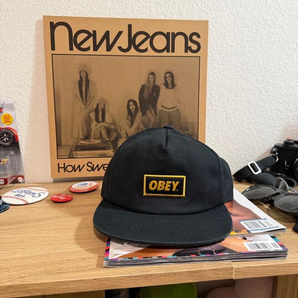 Obey Men's Black Hat